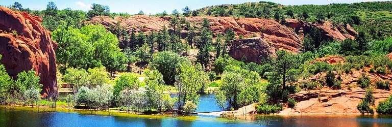 Gorgeous view of the lake.