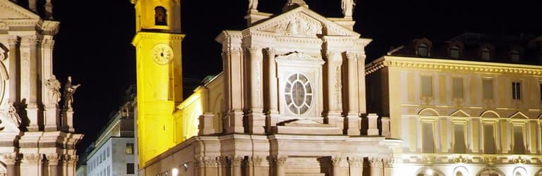 Piazza San Carlo: le chiese S.Cristina e Carlo