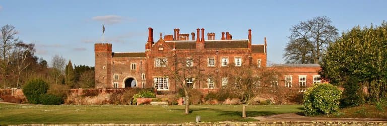 View from the small lake behind Hodsock Priory