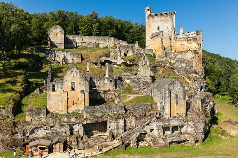 Vue d'ensemble du Castrum de Commarque