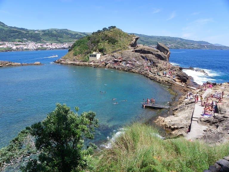 Vista panorâmica da caldeira do Ilhéu