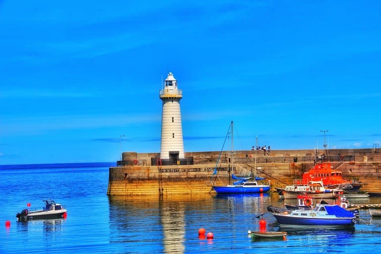 Donaghadee Harbour and Lighthouse