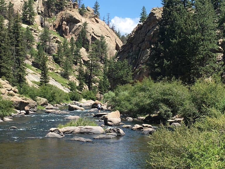 Beautiful drive and river