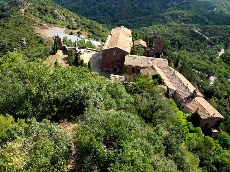 El Castell-Monestir desde la Ermita