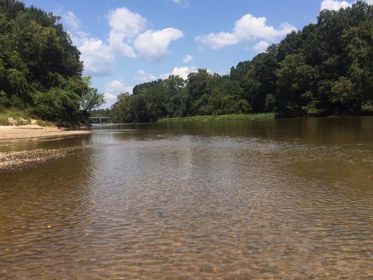 A shot of the Bogue Chitto river