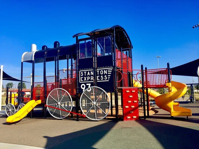 Train playground