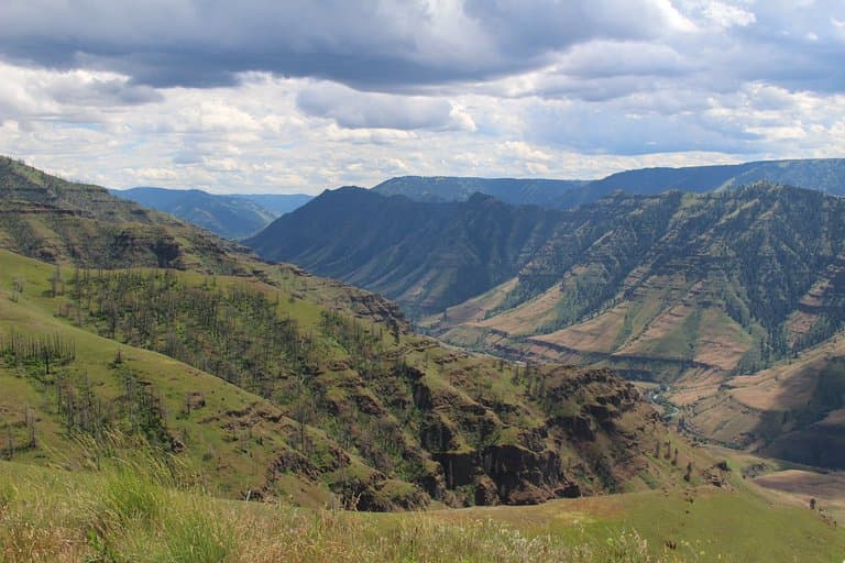 Imnaha River from Hat Point Road