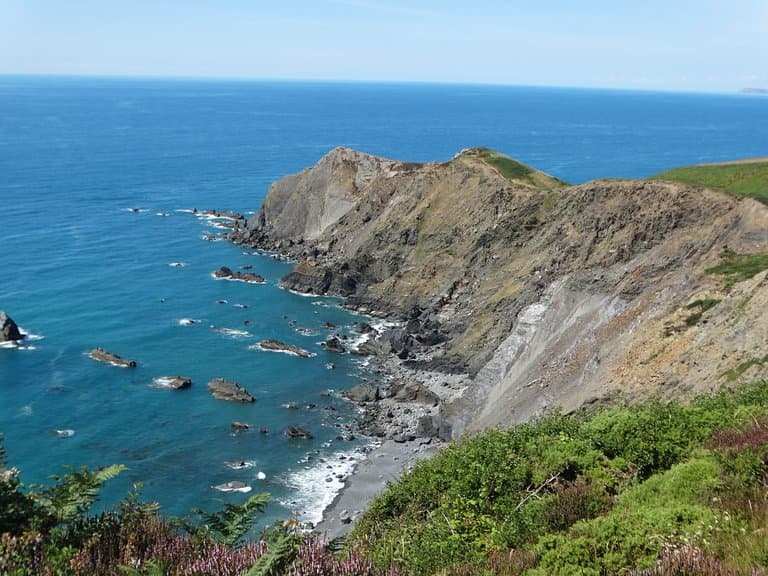 Higher Sharpnose Point - scene of the Caledonia shipwreck