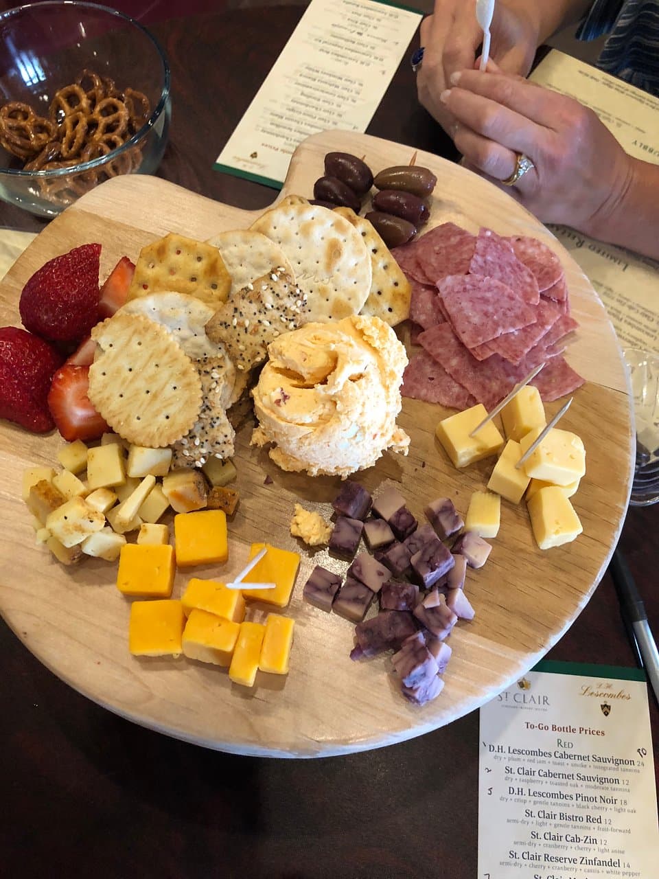 Perfect snack for wine tasting!