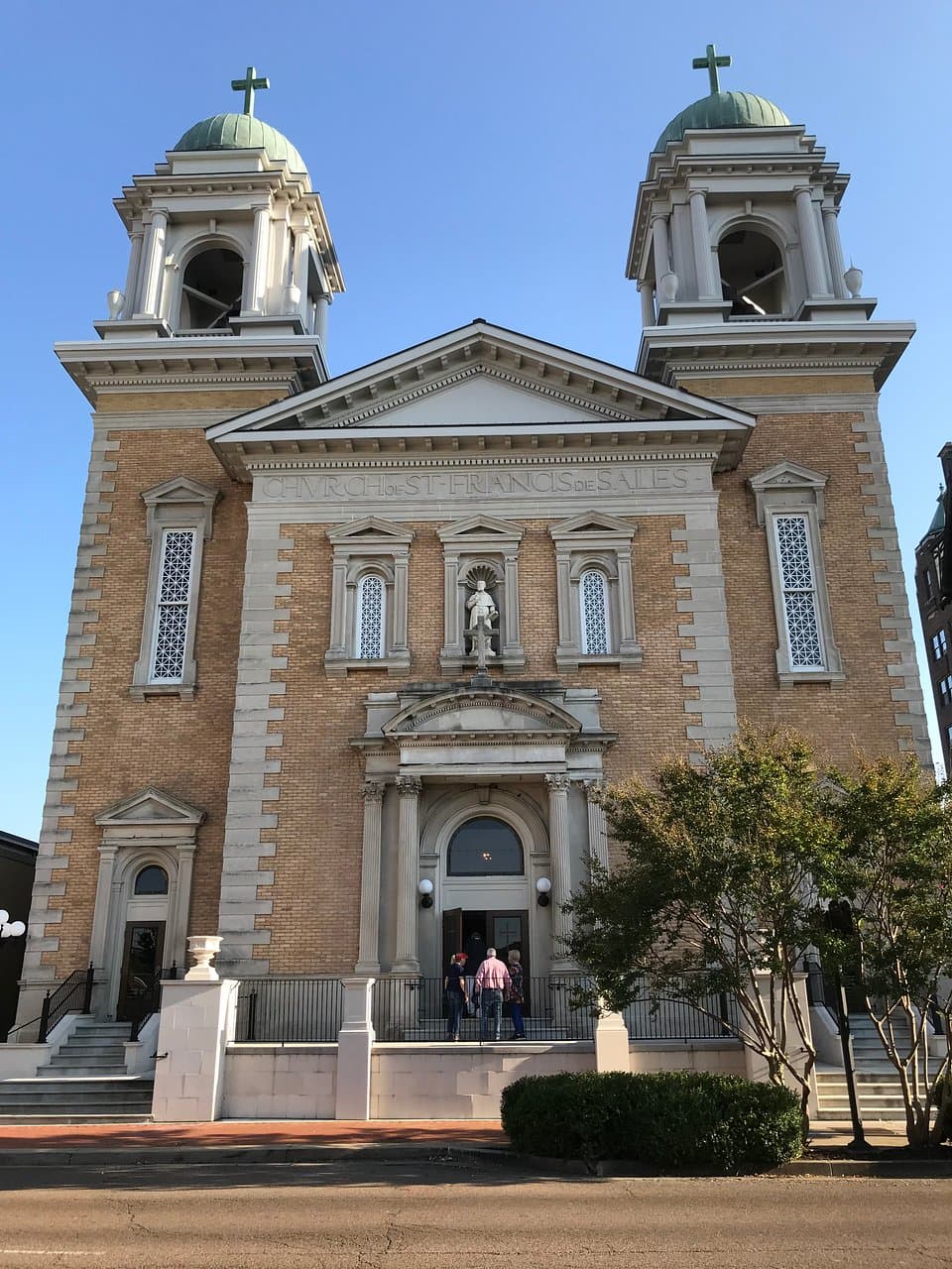 Facade of the church
