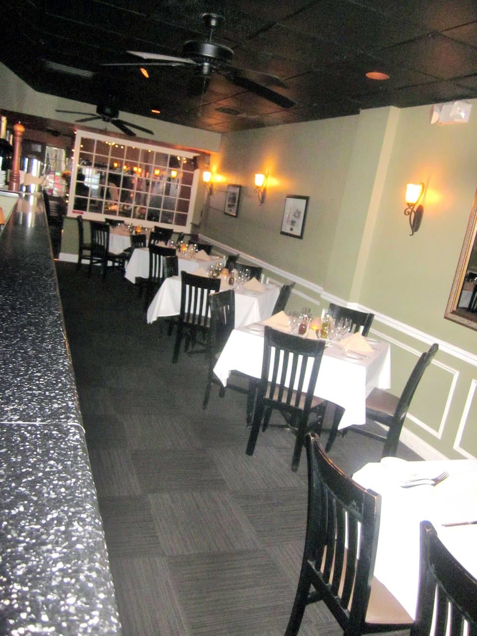 Restaurant interior (lower level)