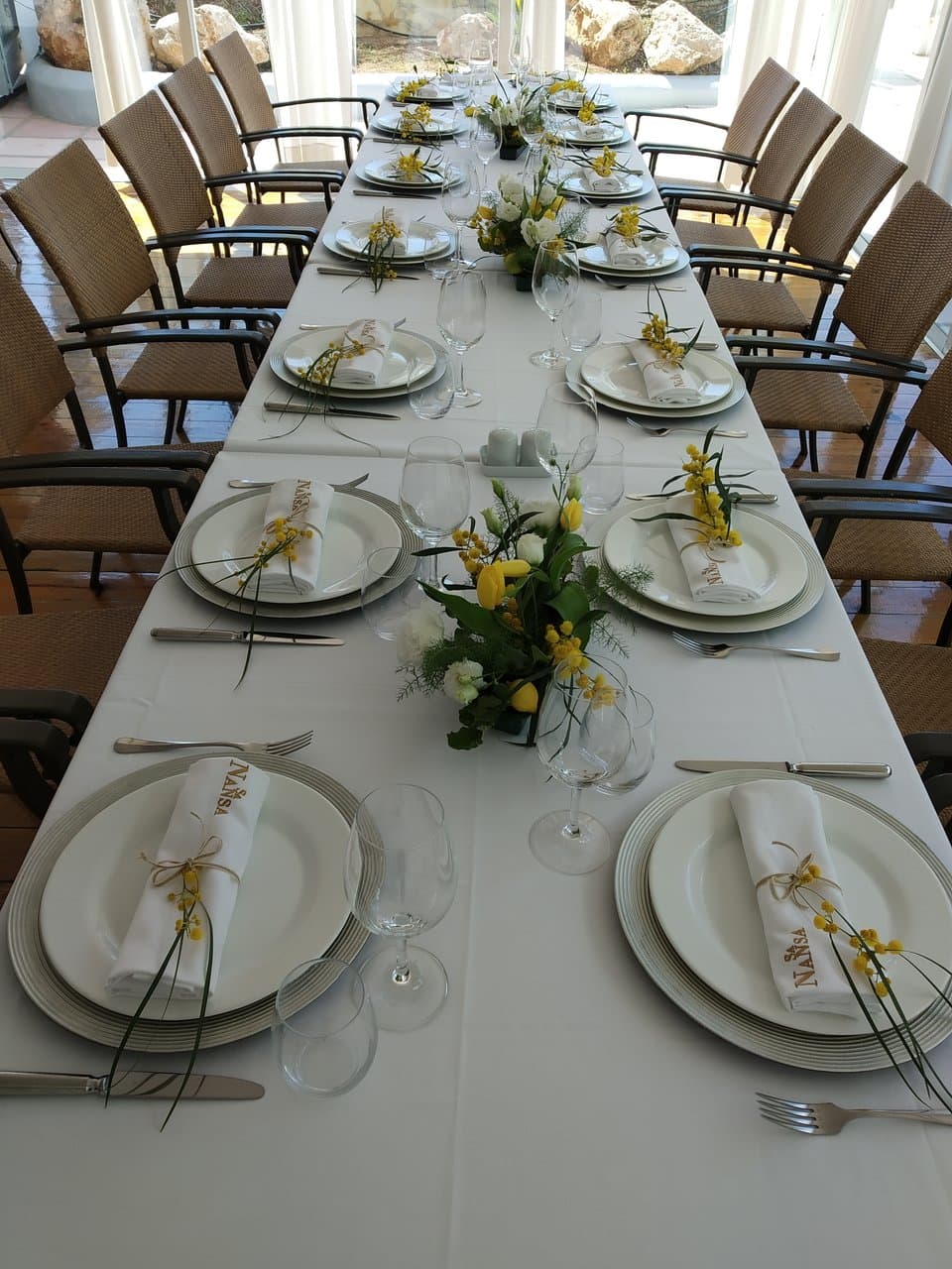 Mesa de celebración