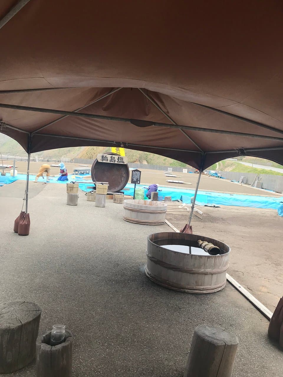 実際の塩作り現場