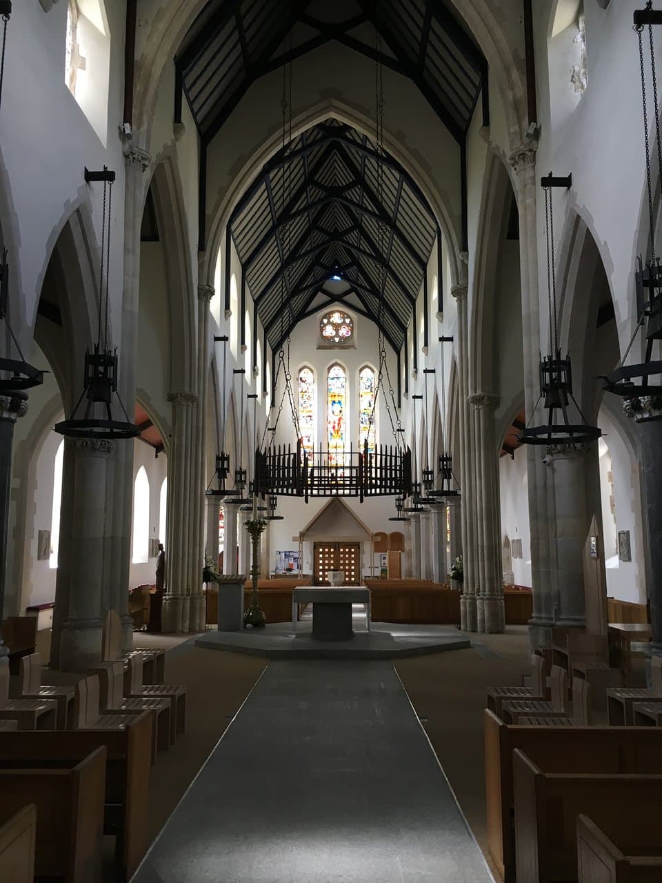 Nave looking west