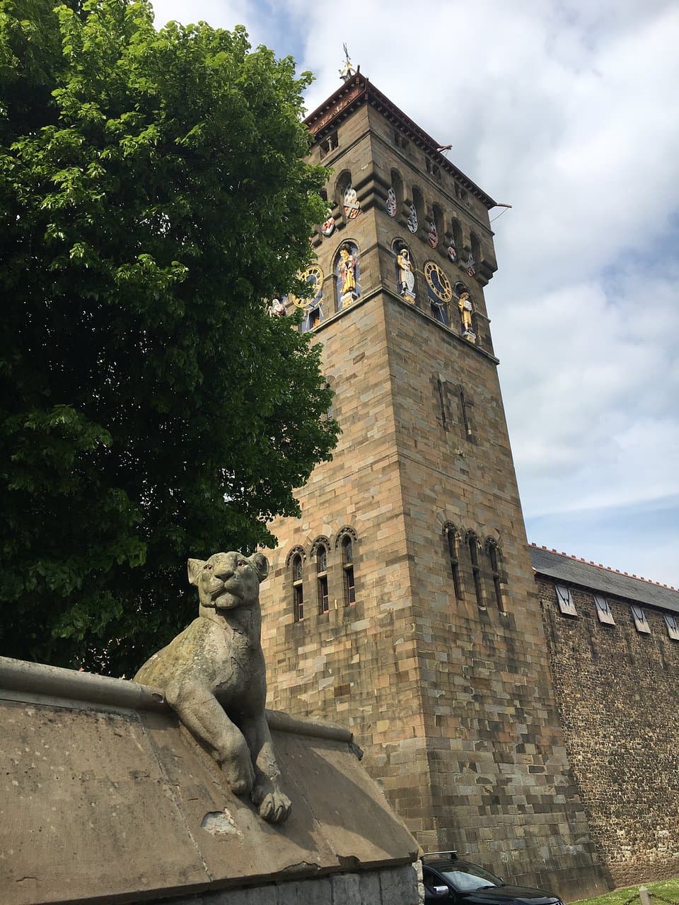 Animal at the castle end