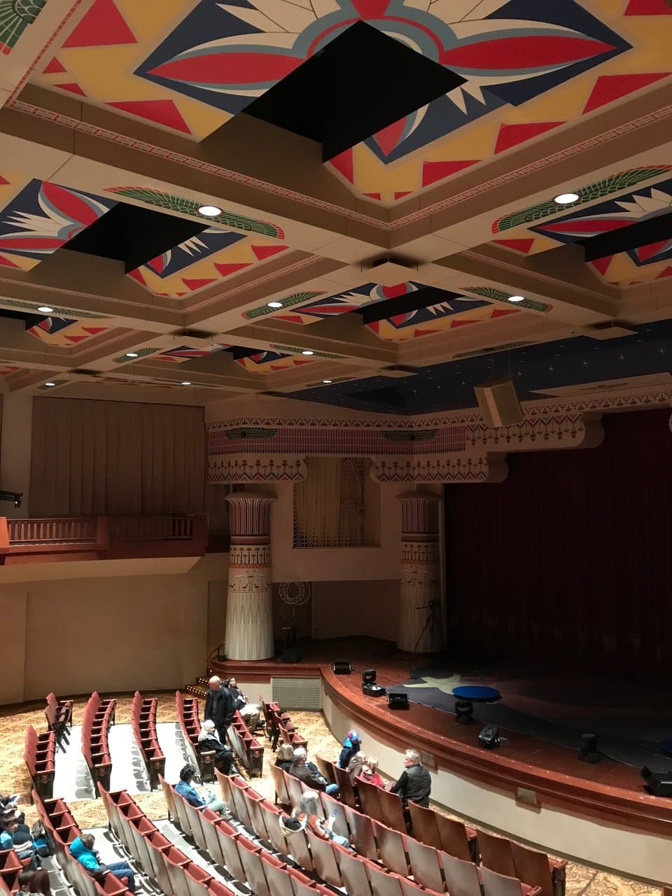 View from the balcony. 