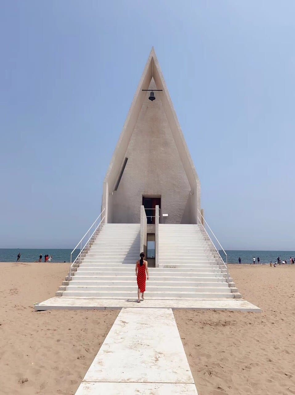 Seashore Chapel located on Beidaihe Beach, facing the Bohai Sea, Qinhuangdao, Hebei