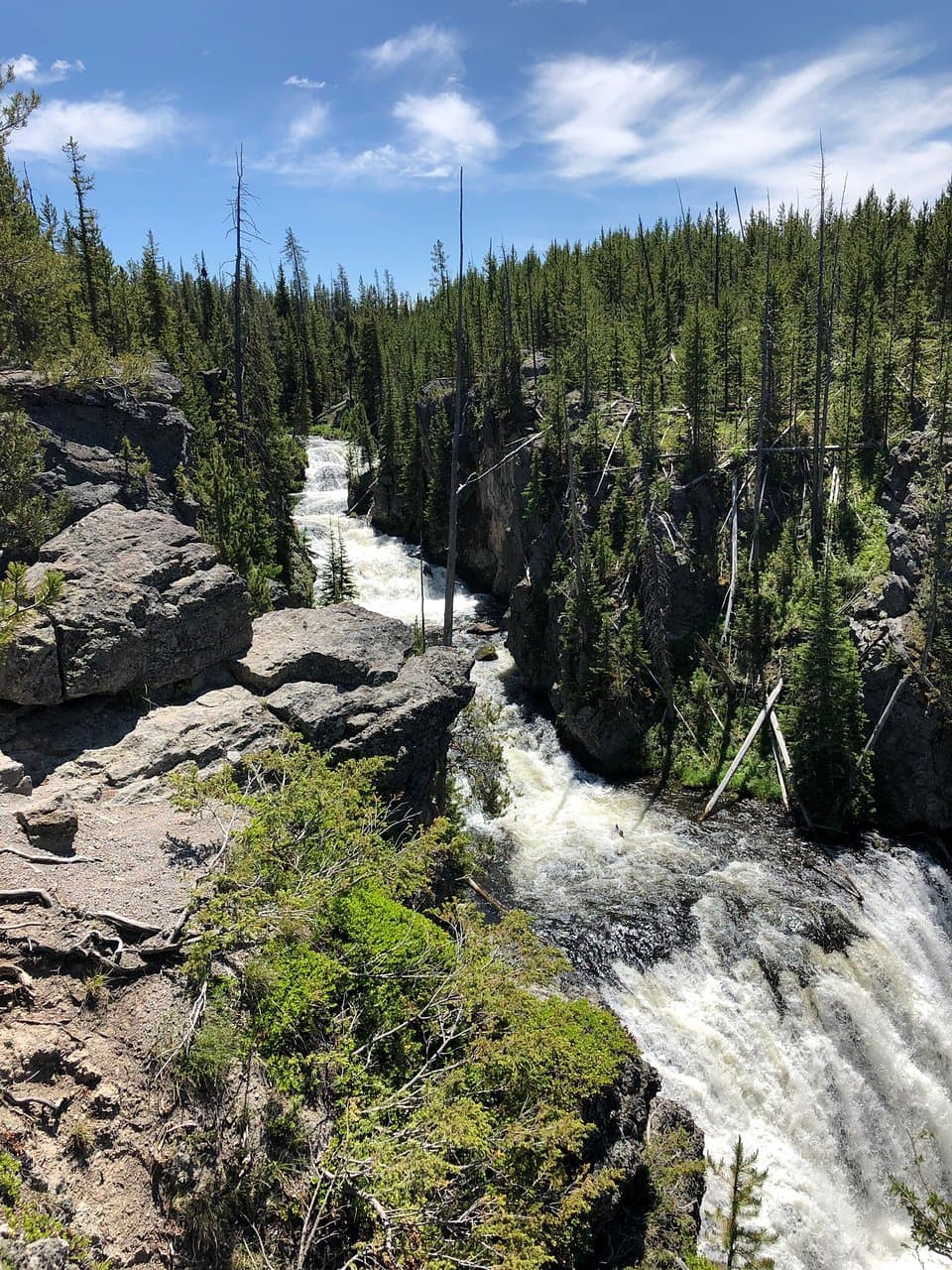Kepler Cascades Yellowstone National Park