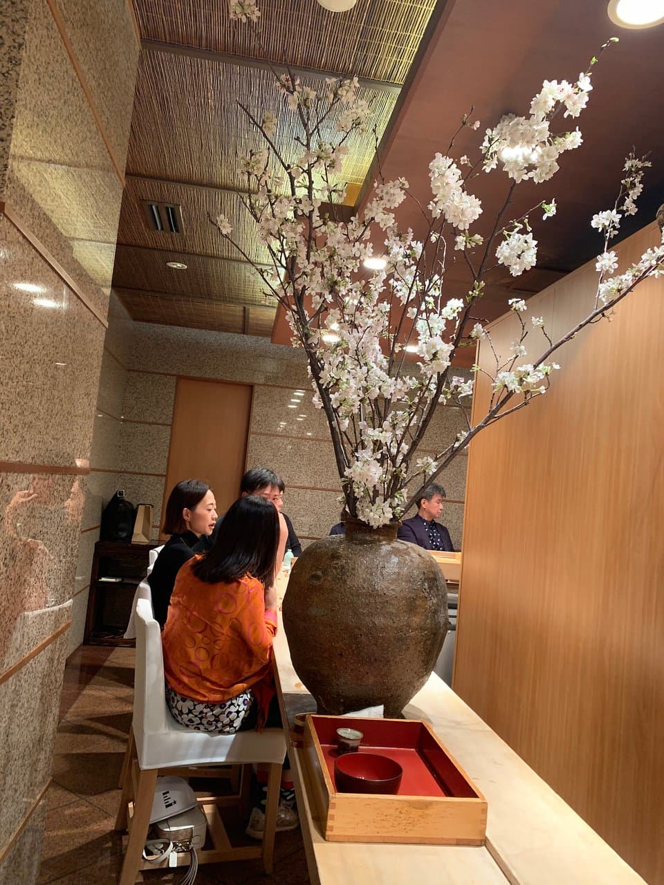 One half of the counter--Ginza Sushi Kanesaka--Tokyo, Japan