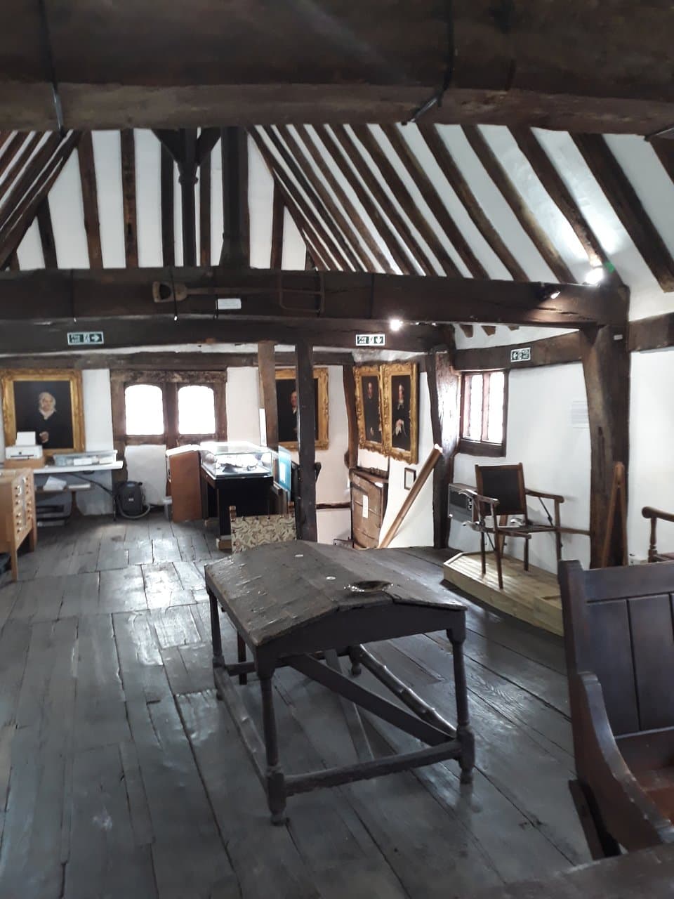 Upstairs, old courthouse