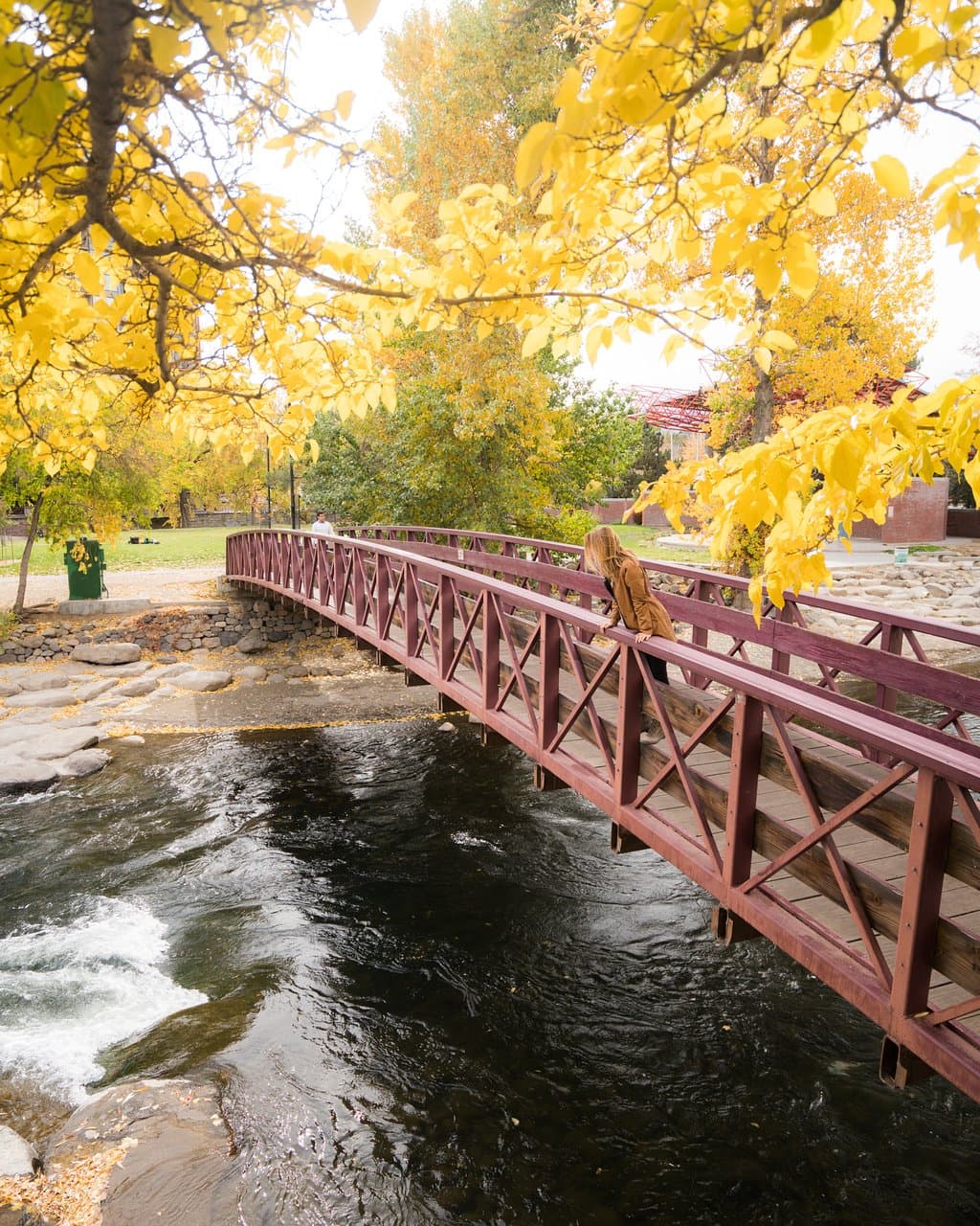 Beautiful fall day along the Truckee River