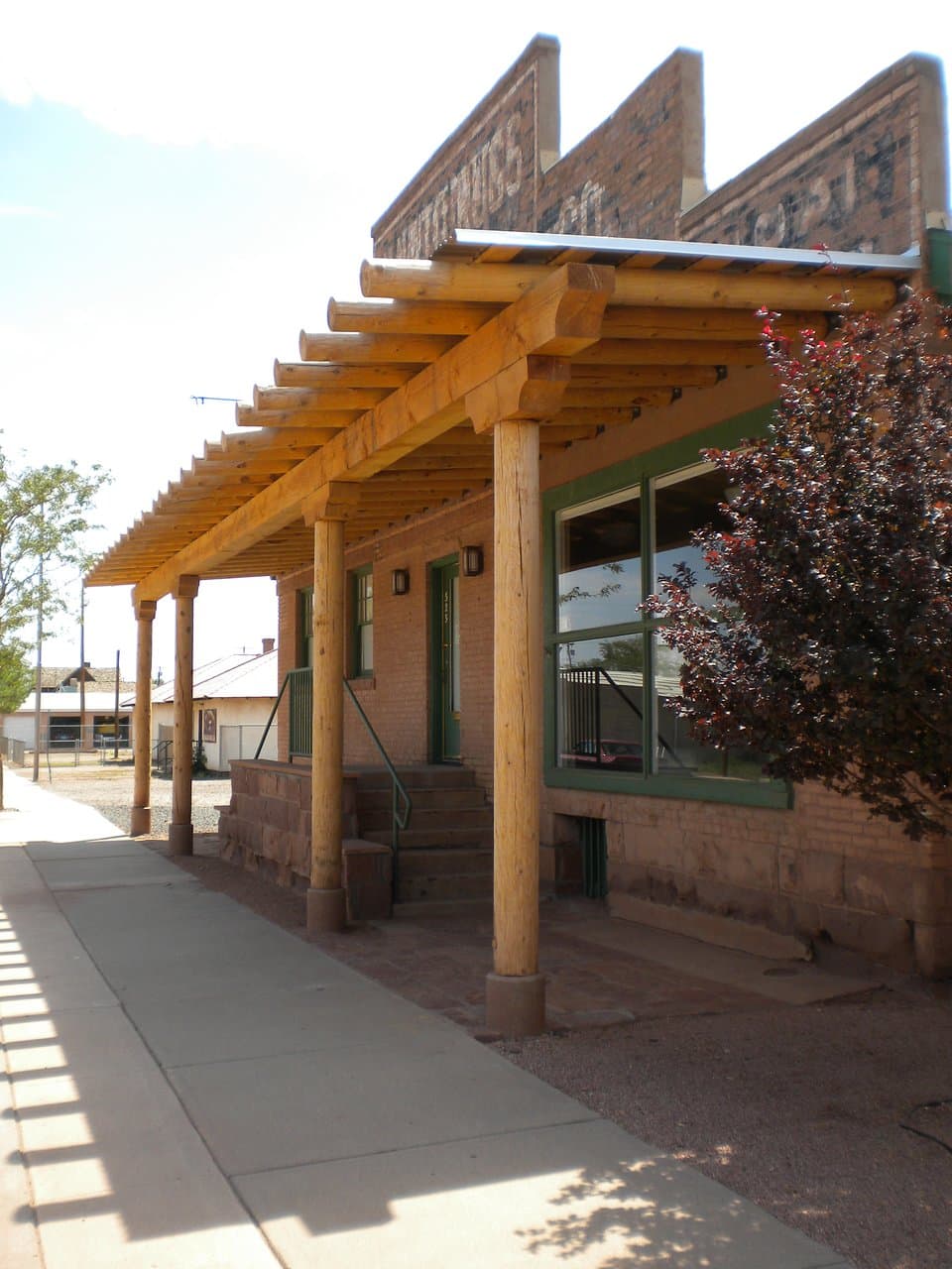 north side exterior of the Historic Visitor Center building