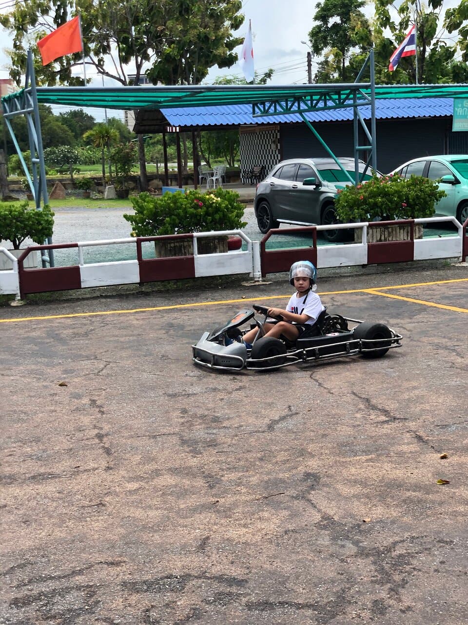 First driving in Pattaya Kart Speedway