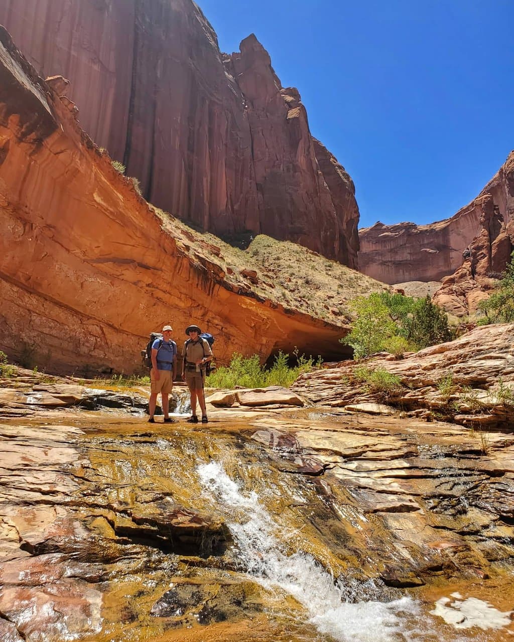 waterfall along the way