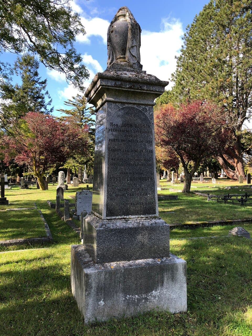 Grave of Hon. John Robson