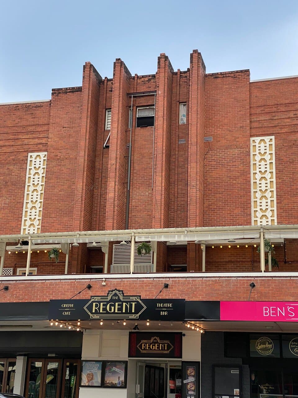 The new look! The Regent Cinema's updated logo and cinema refurbishments under new management - February 2021