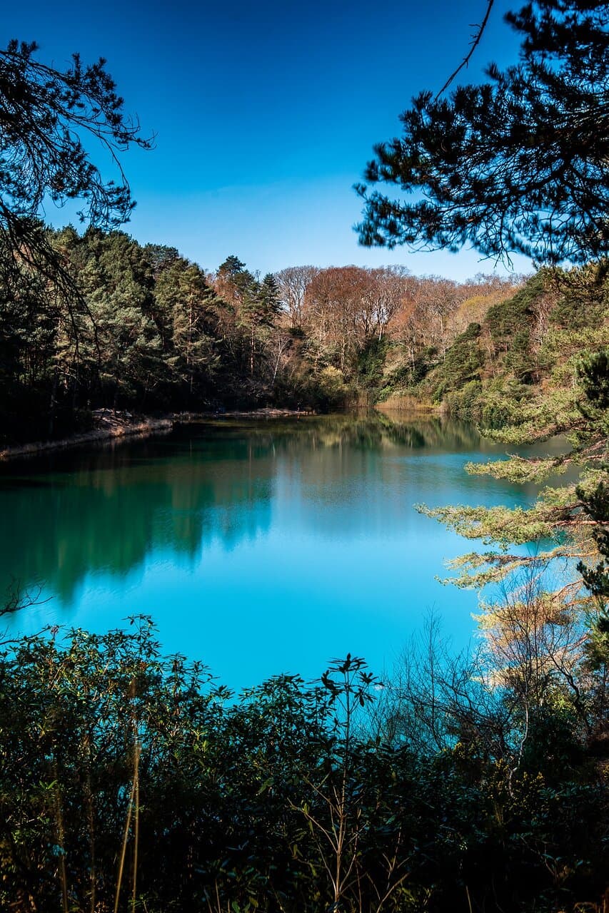 The Blue Pool Nature Reserve. 