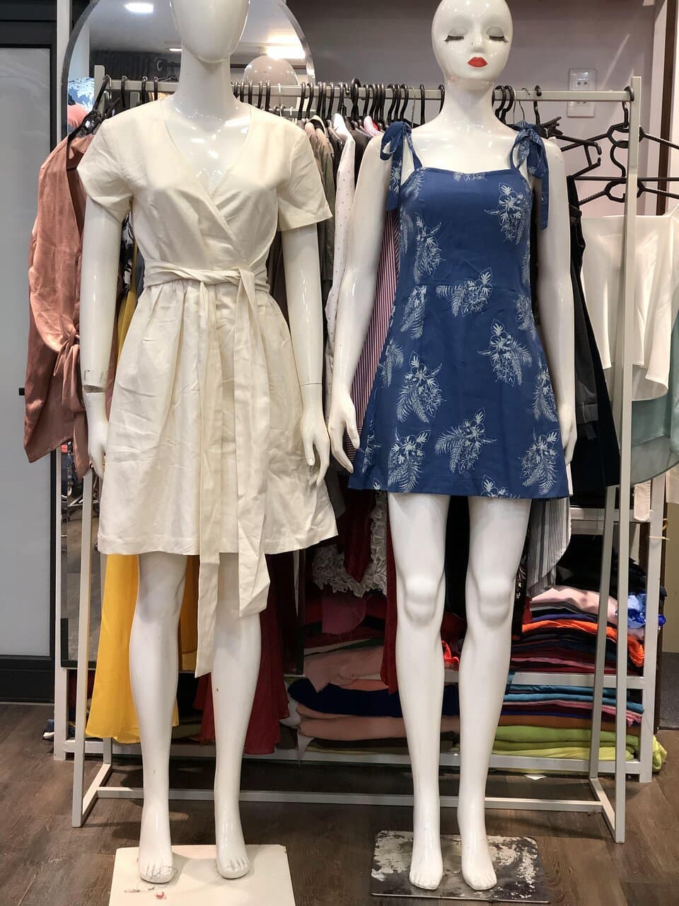 summer dress with linen