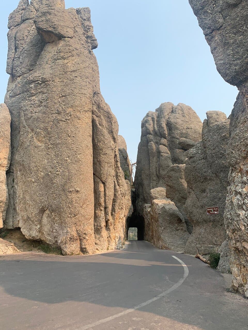 The spires and the tunnel