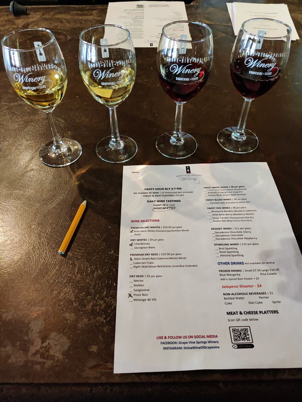 Nice pours to sample