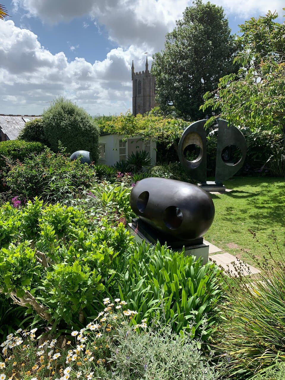 View from Garden over the sea