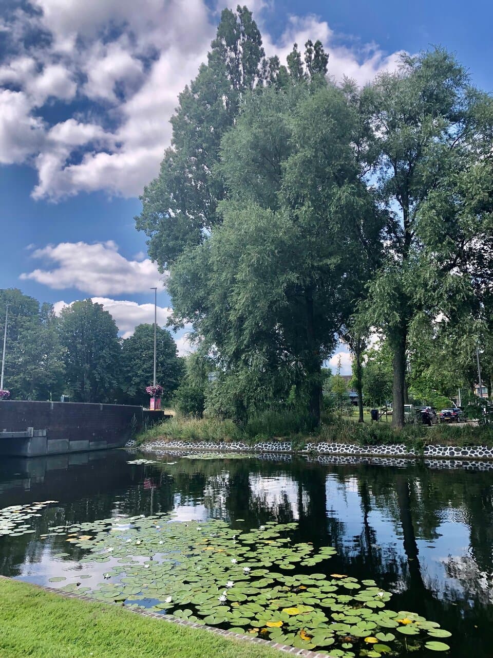 It’s almost in the center of Amsterdam 