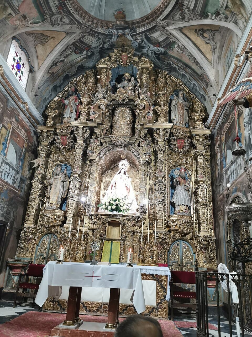 Interior de la capilla de las Mercedarias Descalzas.