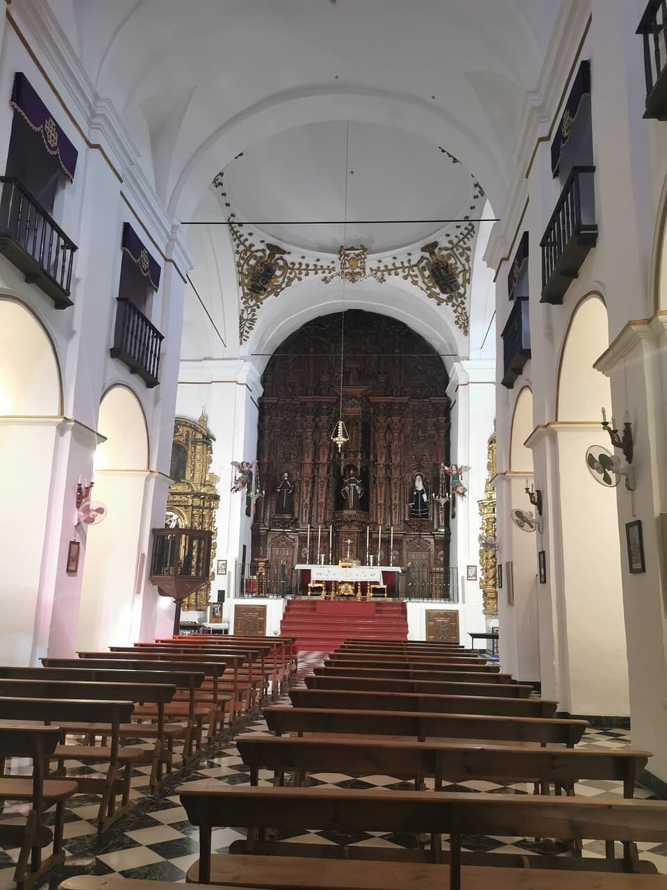 Interior de la Iglesia de San Agustín.