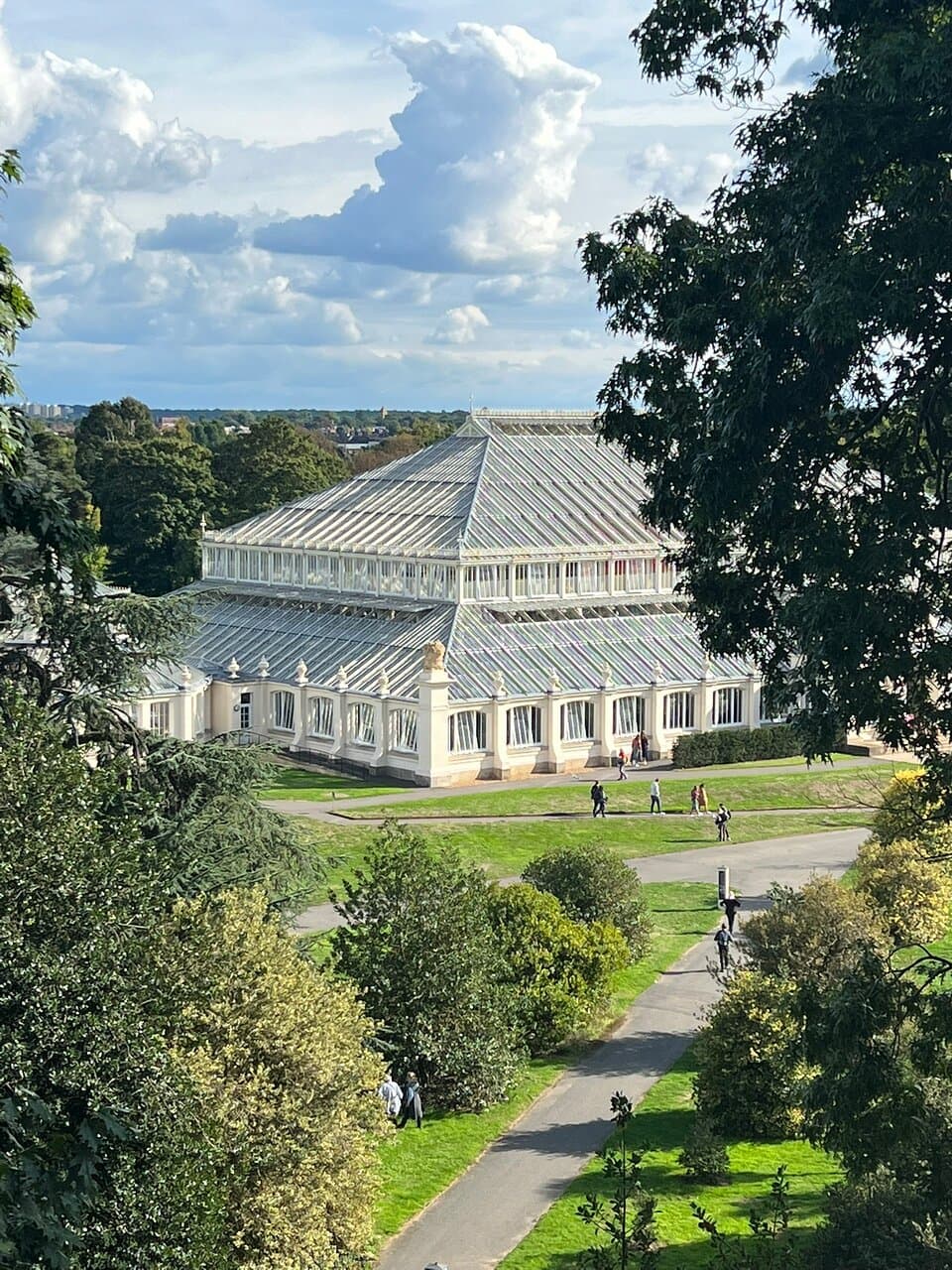 Excellent old glass house