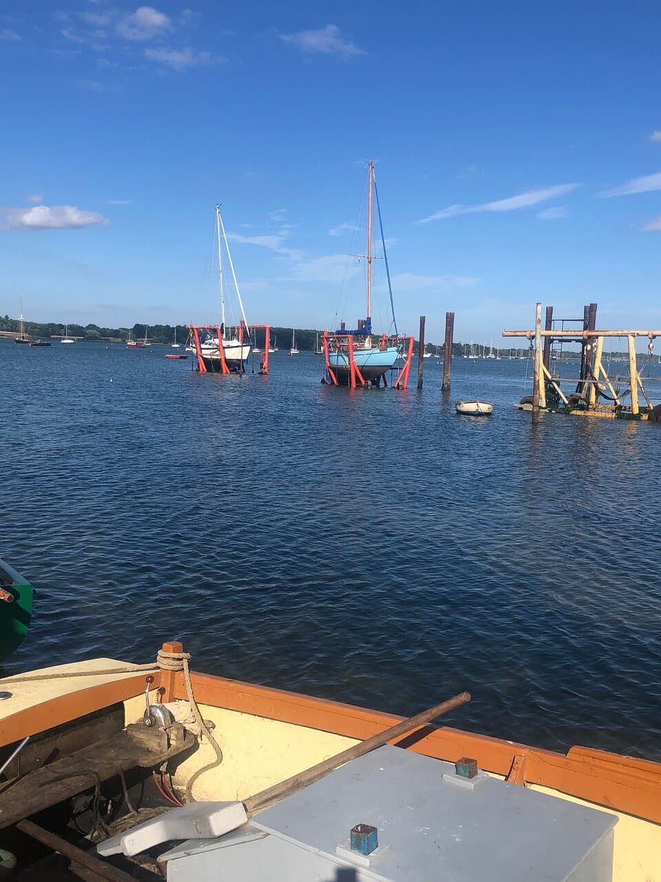 Boats being launched