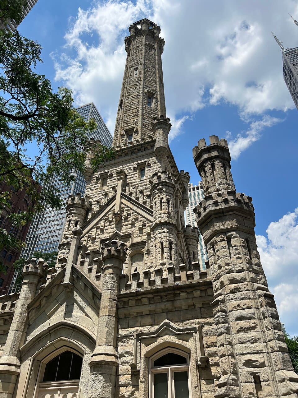 The historic water tower