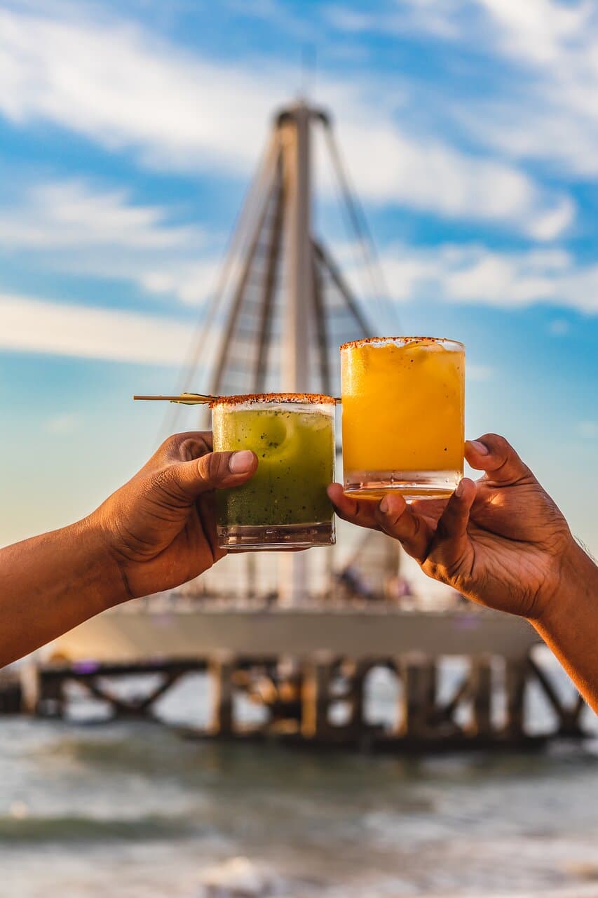 Exquisite drinks at La Palapa.