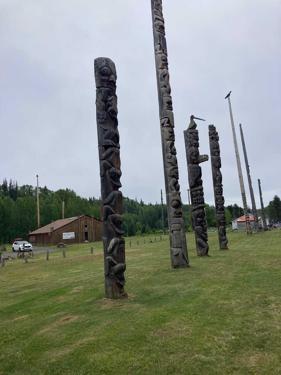 Gitwangak Totem Poles