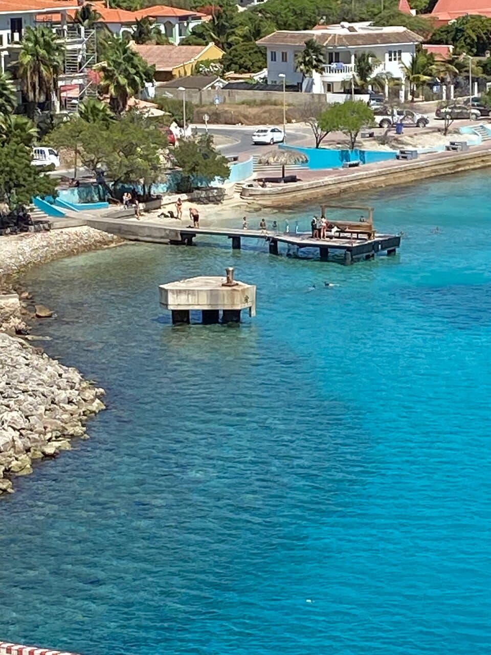 The area near ChaChaCha Beach from Celebrity Equinox Dock. 