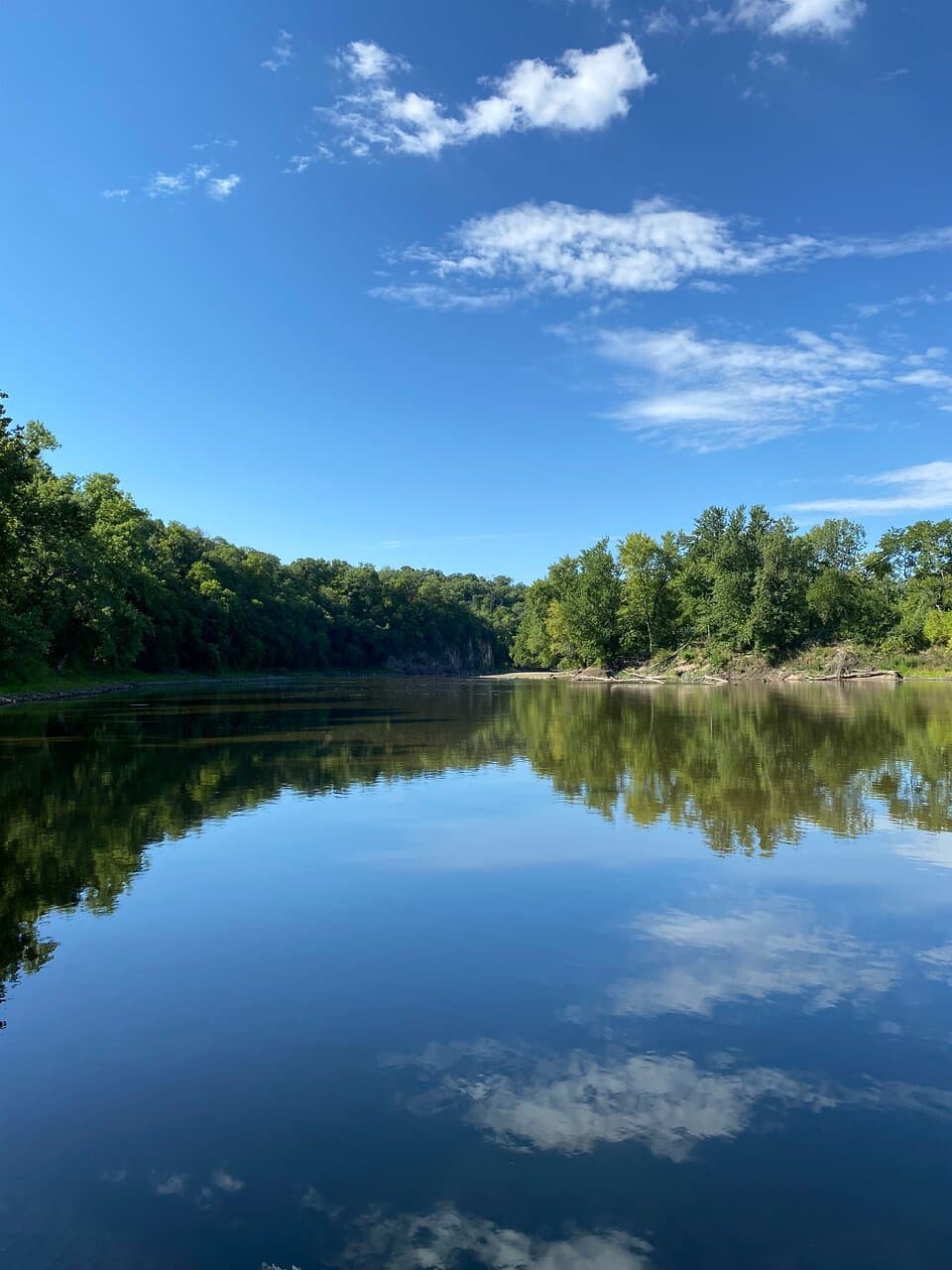 Hiking at Palisades-Kepler State Park