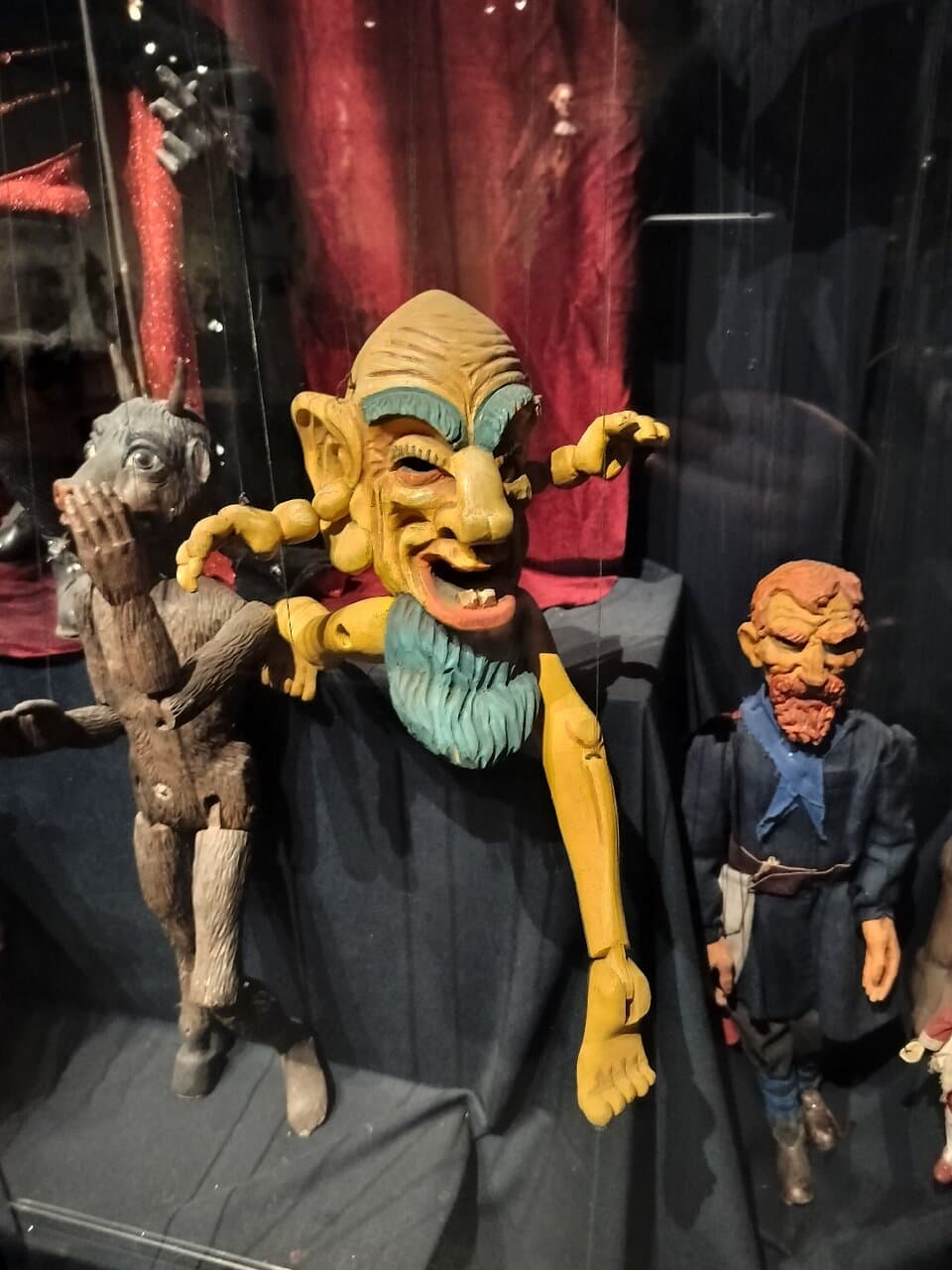 Very cool puppets on display