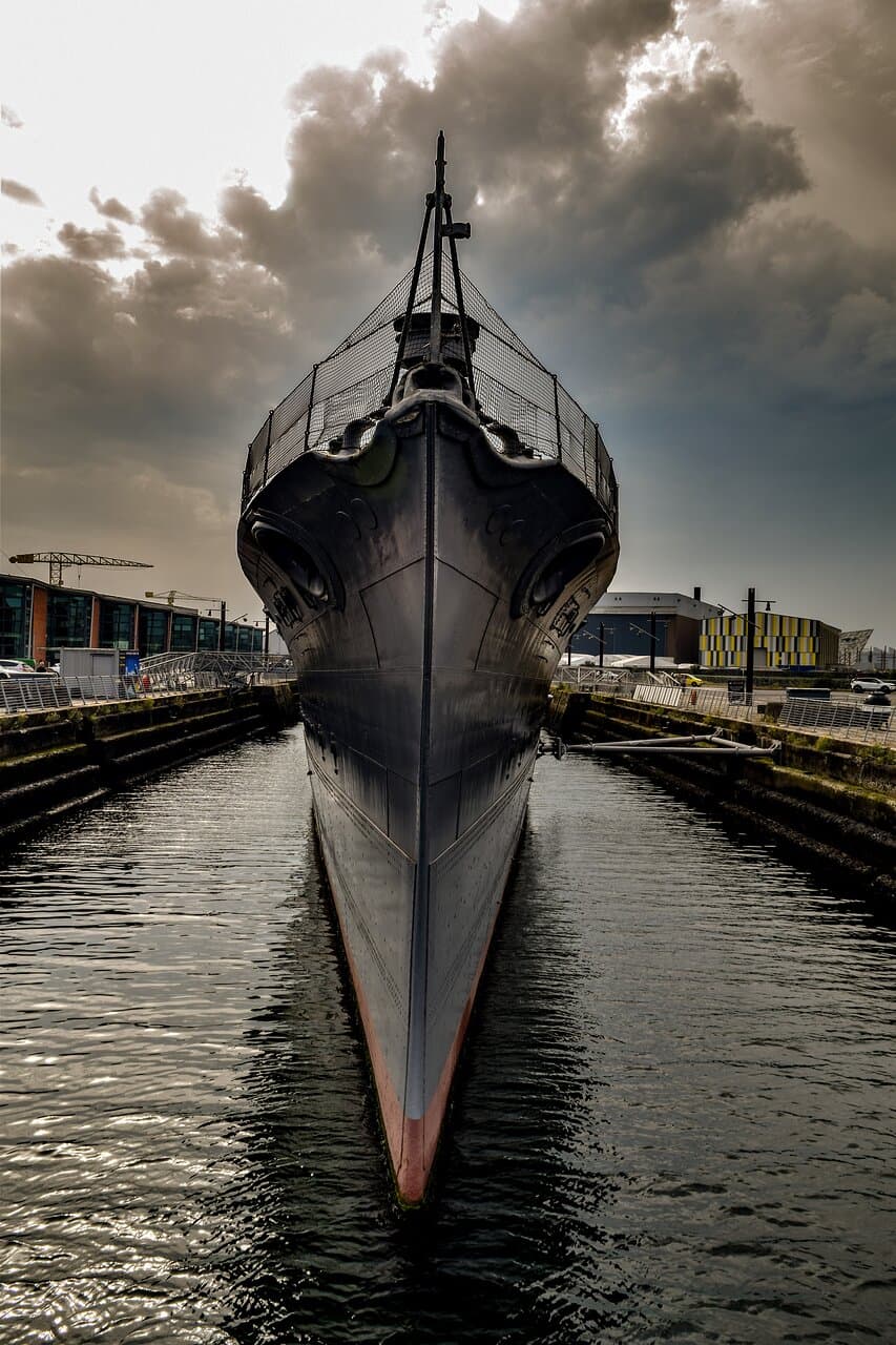 Thursday 07th September 2023 having arrived from our cruise I got a free shuttle bus into Belfast City Centre and then walked through the Maritime Mile to the second oldest commissioned ship in the Royal Navy and sole survivor from the Battle of Jutland, British Light Cruiser HMS Caroline.