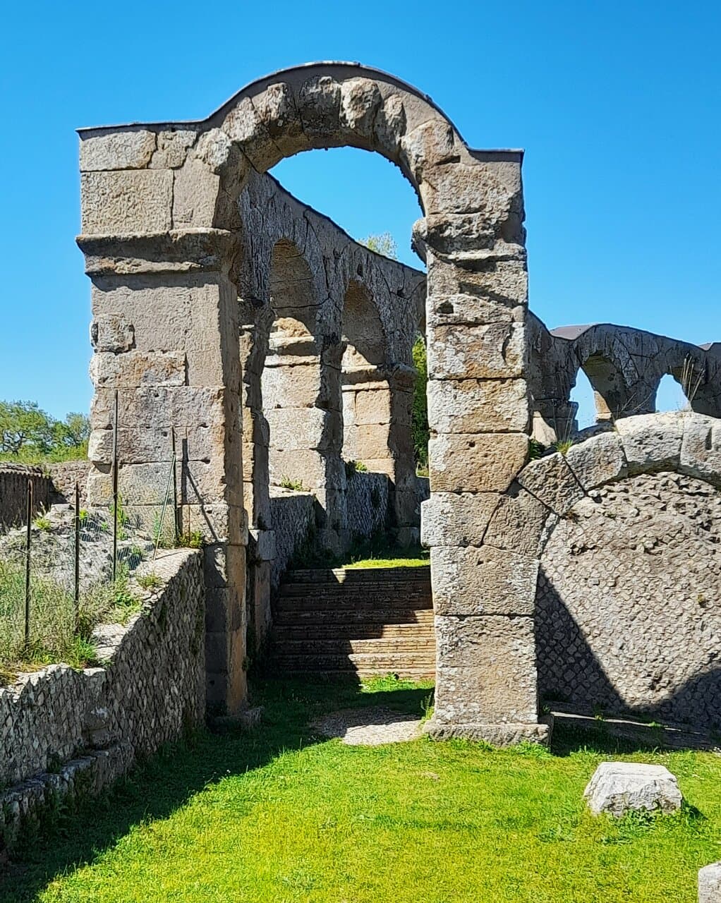 Accesso alle gradinate