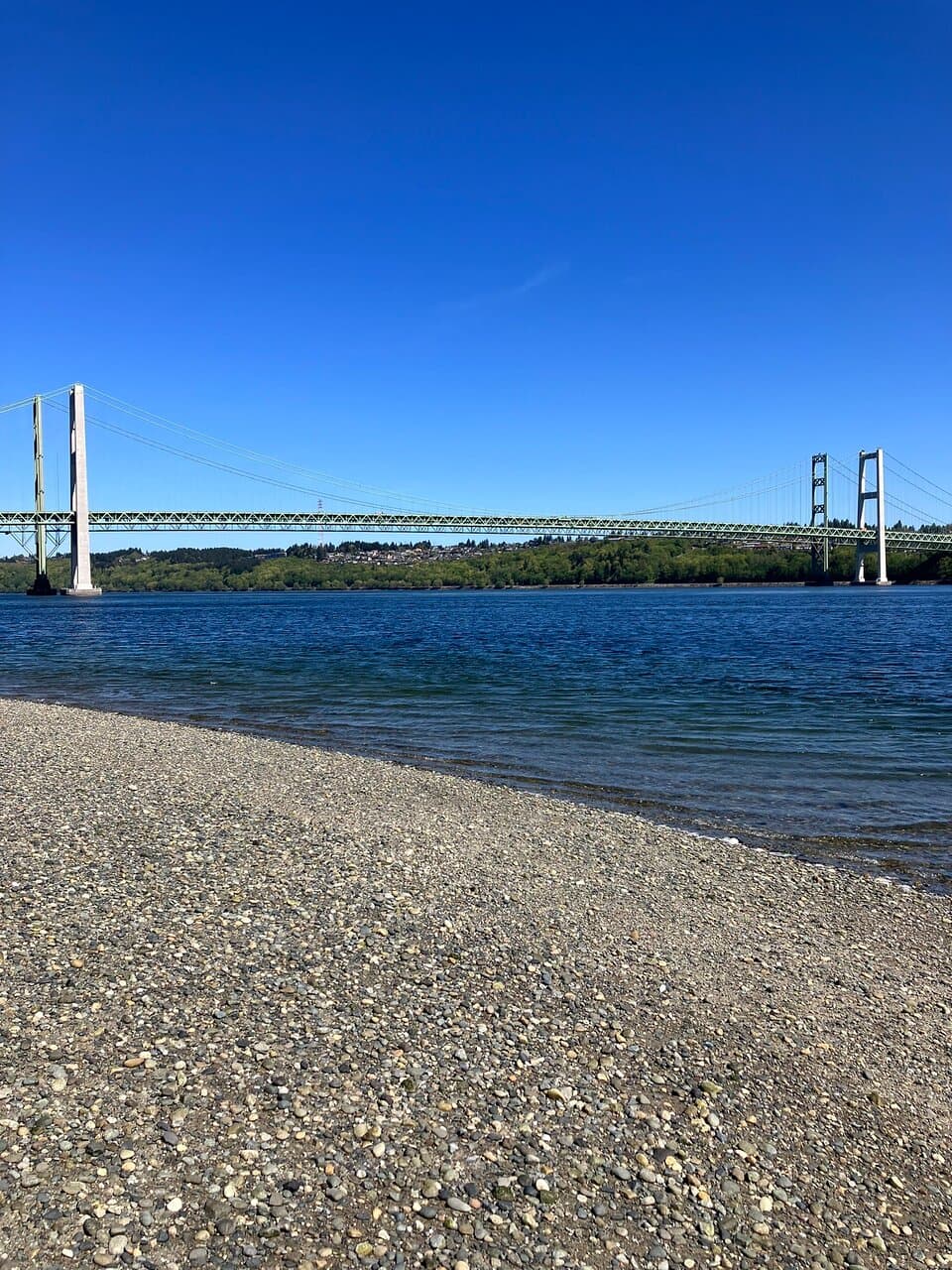 Bridge and Mt Ranier views.