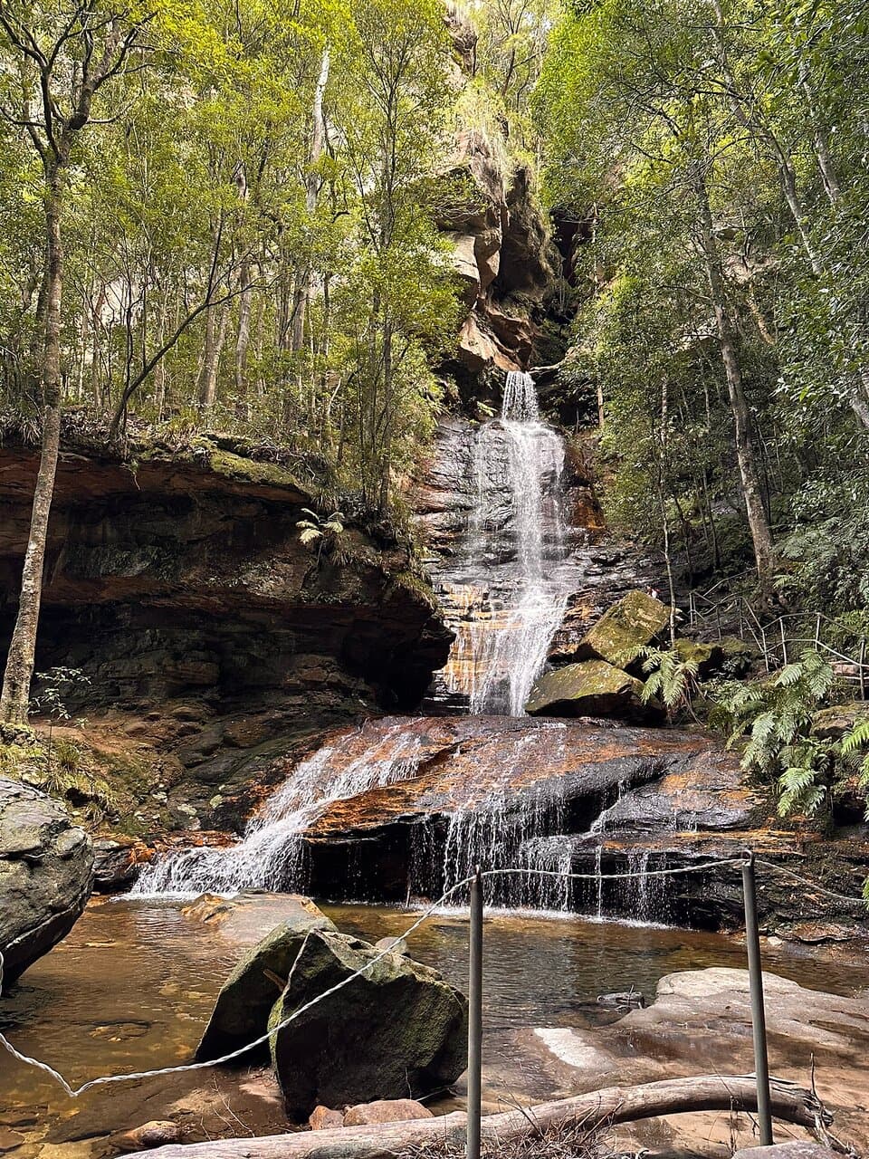 Absolutely stunning waterfall. Worth the descent. Plenty of steps here. We started from from Fairmont Hotel for about 2.5kms and it takes about 50mins and then headed to the Cafe for a quick stop before heading back. Round trip 2.5hrs. Track is medium